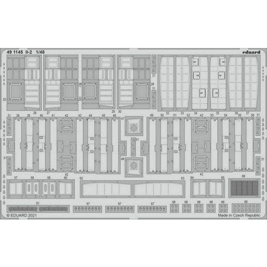 1/48 Ilyushin Il-2 Detail set for Zvezda kits