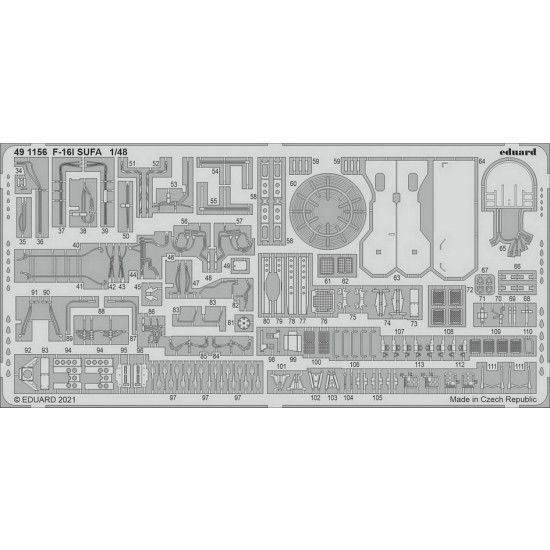 1/48 General Dynamics F-16I SUFA Fighting Falcon Detail Set for Kinetic kits