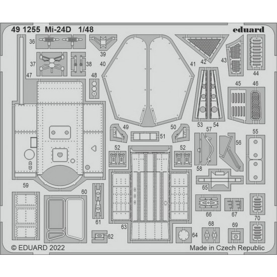 1/48 Mil Mi-24D Detail set for Trumpeter kits