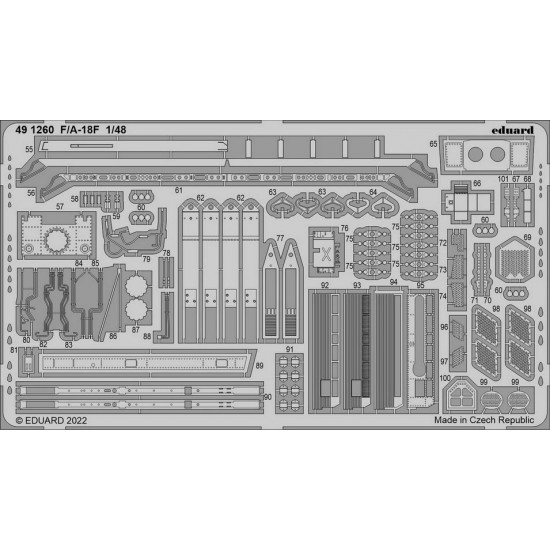 1/48 Boeing F/A-18F Super Hornet Detail set for Hobbyboss kits