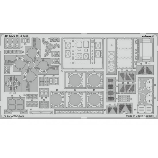 1/48 Mil Mi-4 Detail set for Trumpeter kits