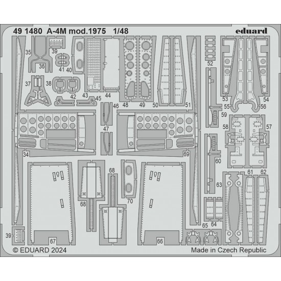 1/48 A-4M Skyhawk Mod. 1975 Detail set for Magic Factory kits