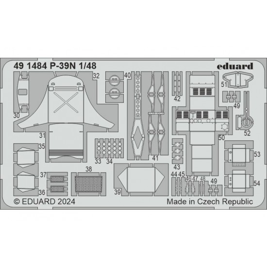 1/48 Bell P-39N Airacobra Detail Parts for Arma Hobby kits