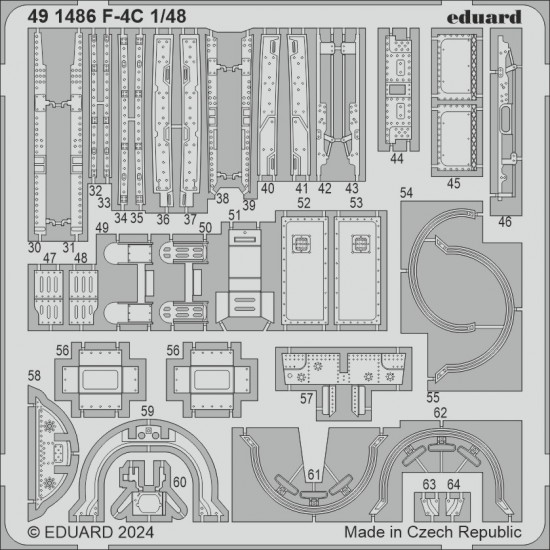 1/48 McDonnell Douglas F-4C Phantom II Detail Parts for Hobby 2000/Academy kits