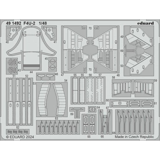 1/48 Vought F4U-2 Corsair Detail set for Hobby Boss kits