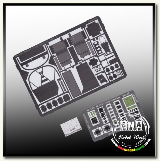 1/48 Colour Photoetch B-24J Front Interior for Revell/Monogram