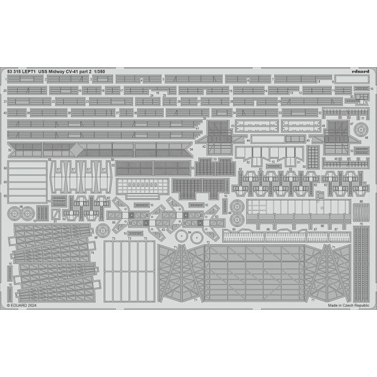 1/350 USS Midway CV-41 Part 20 Detail set for Trumpeter kits