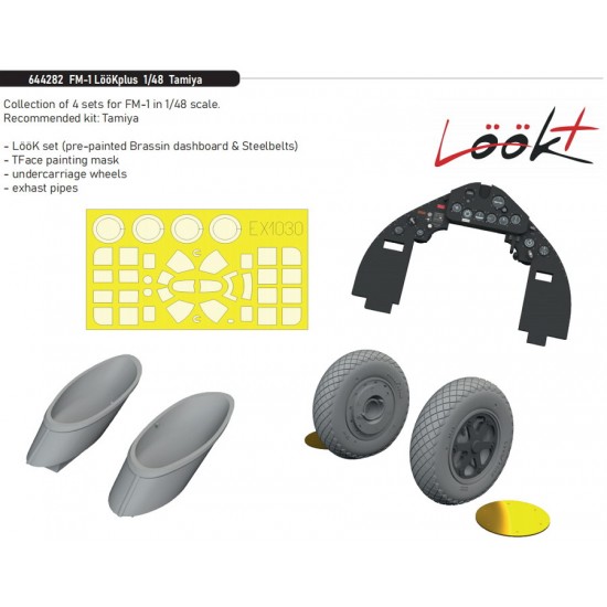 1/48 Grumman FM-1 Wildcat Detail Parts for Tamiya kits