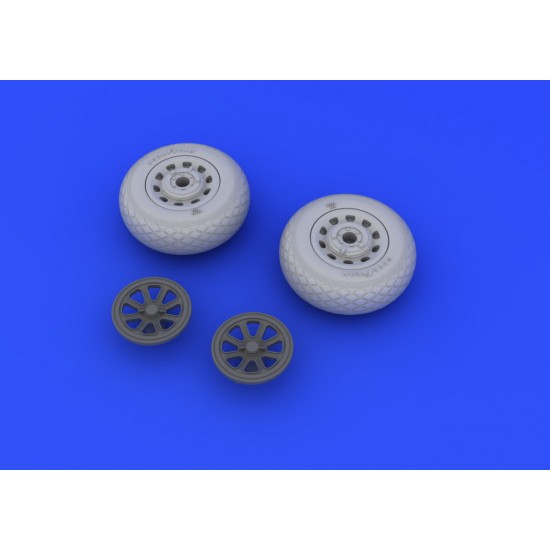 1/48 North-American P-51D Mustang Wheels