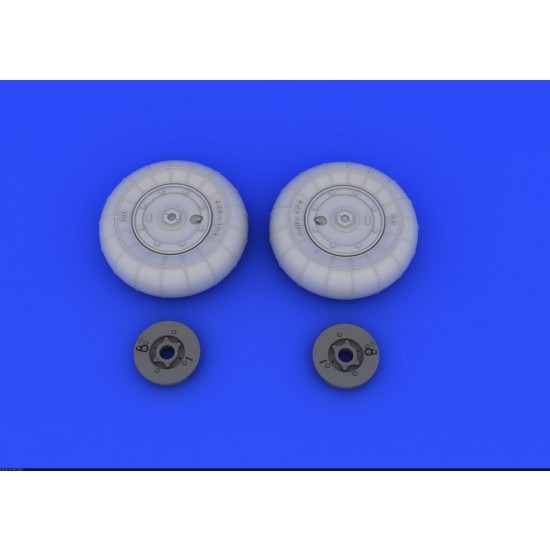 1/48 Messerschmitt Bf-109G-10 Wheels for Eduard kit (2pcs)