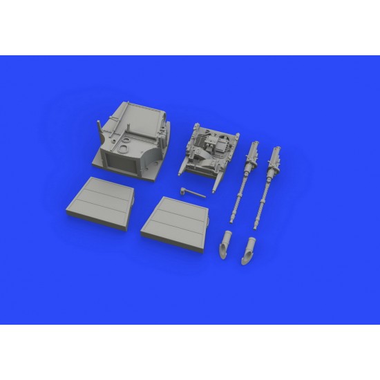 1/48 Messerschmitt Bf 109E Fuselage Guns for Eduard kits