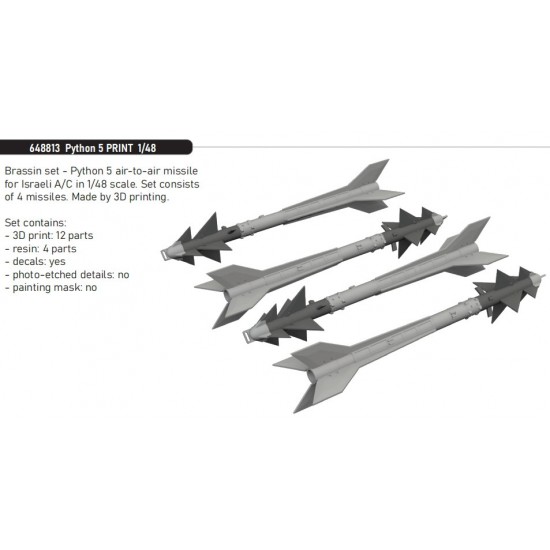 1/48 Israeli A/C Python 5 AAMs Missile