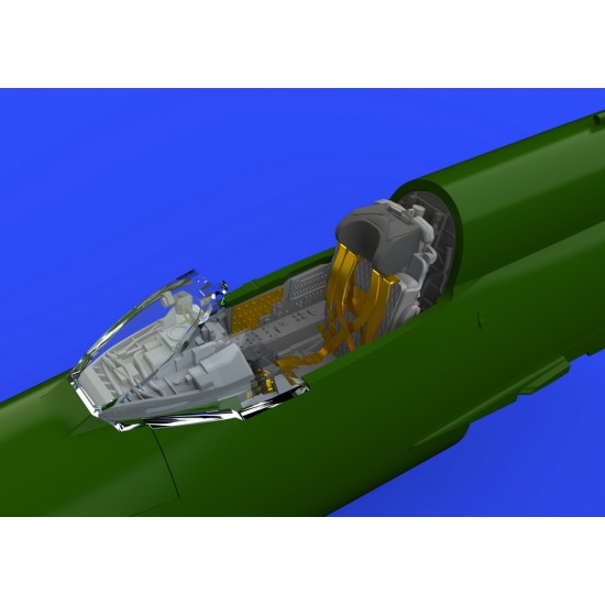 1/72 Mikoyan-Gurevich MiG-21MF Interceptor Cockpit Brassin Set for Eduard kits