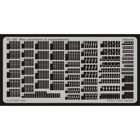 Photoetch for 1/72 Wire Stretchers & Control Horns