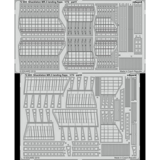 1/72 Avro Shackleton MR.3 Landing Flaps Set for Revell kits