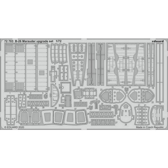 1/72 Martin B-26 Marauder Upgrade Detail set for Eduard kits