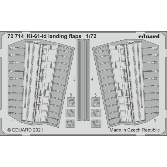 1/72 Kawasaki Ki-61-Id Landing Flaps Detail Set for Tamiya kits