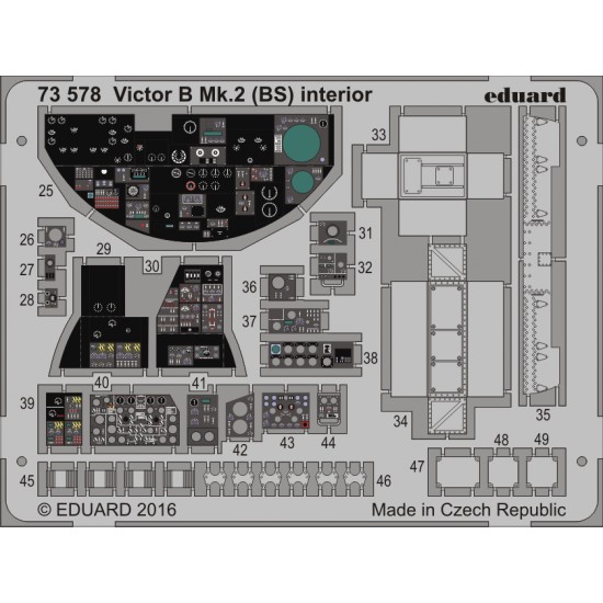 1/72 Handley-Page Victor B.2 Interior Detail Set for Airfix kit AX12008 (2PE)