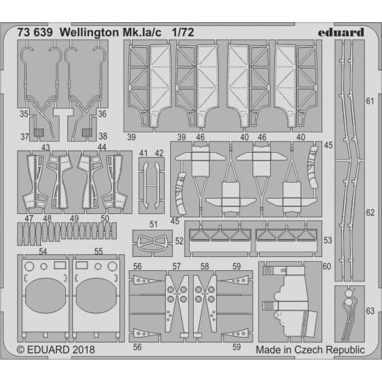 1/72 Vickers Wellington Mk.Ia/C Detail-up Set for Airfix kits