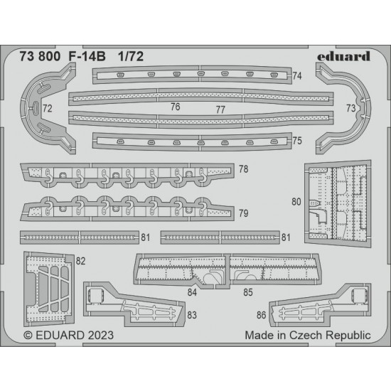 1/72 Grumman F-14B Tomcat Detail Parts for Academy kits