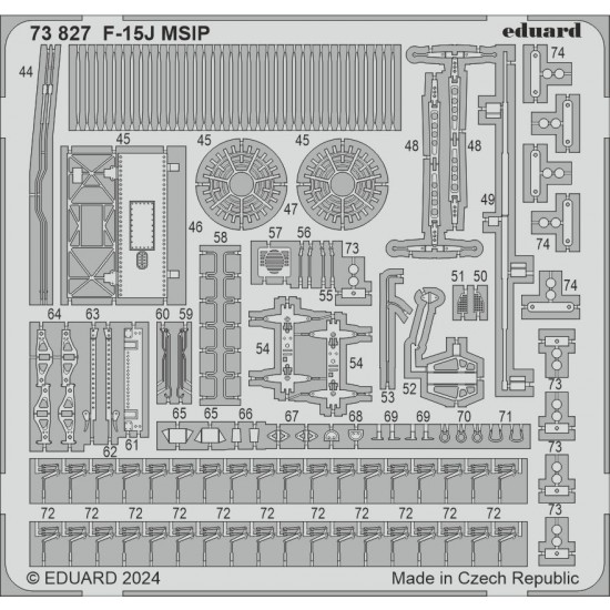 1/72 F-15J MSIP Eagle PE set for Fine Molds kits