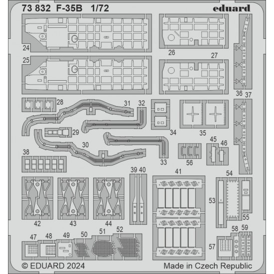 1/72 F-35B Lightning II Detail set for Tamiya kits