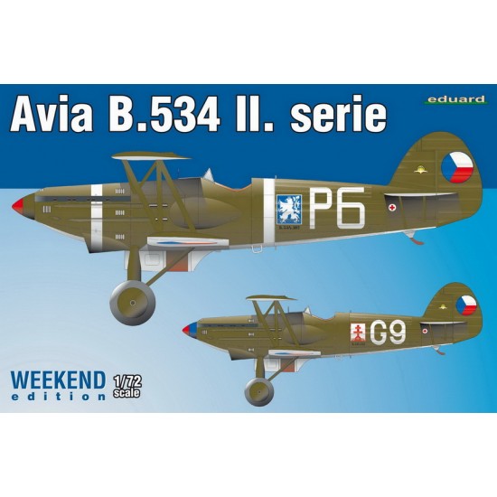 1/72 Czechoslovak Fighter Biplane Avia B-534 II Serie [Weekend Edition] 