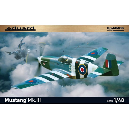 1/48 WWII RAF P-51B/C Mustang Mk.III Fighter [Profipack]