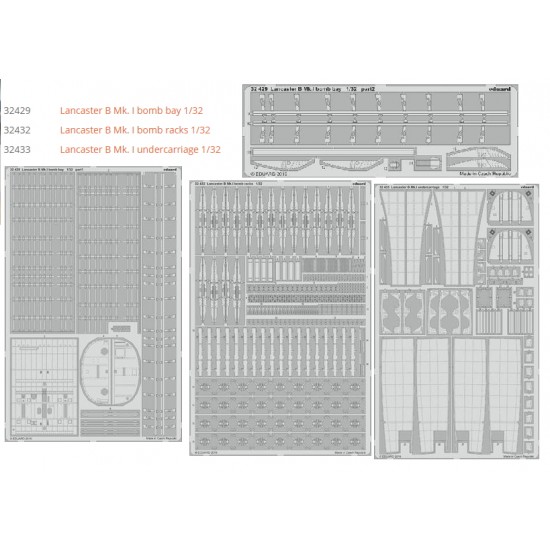 1/32 Avro Lancaster B Mk.I Part. II Super Detail Set for Hong Kong Model