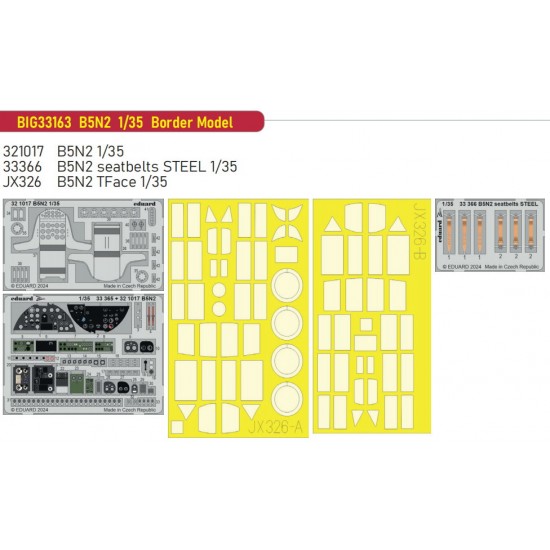 1/35 Nakajima B5N2 Kate Super Detail Set for Border Model kits