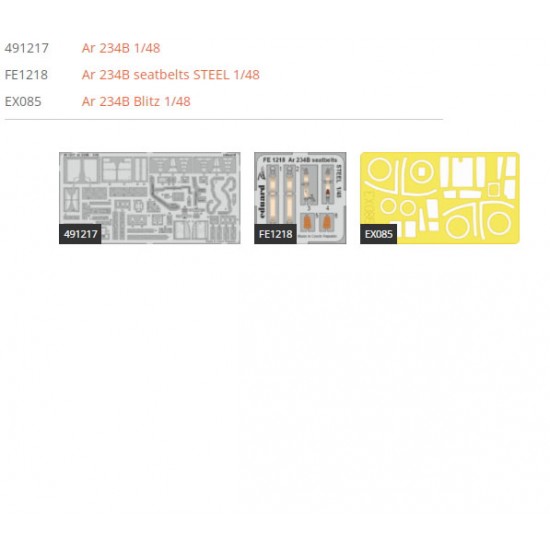 1/48 Arado Ar 234B Super Detail Set for Hobby 2000/Hasegawa kits