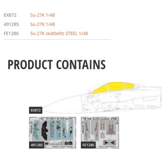 1/48 Sukhoi Su-27K Super Detail Set for Minibase kits