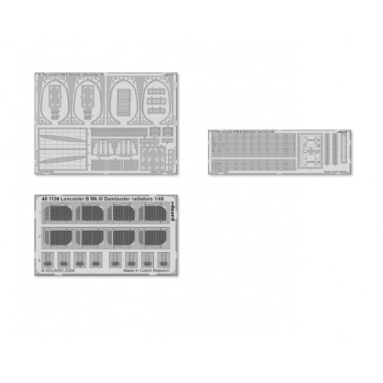 1/48 Avro Lancaster B Mk.III Dambuster PART II Super Detail Set for HK Models kits