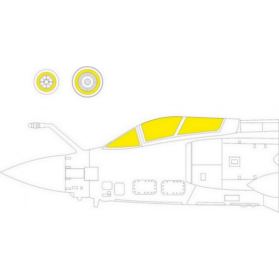 1/72 Blackburn Buccaneer S.2B Paint Masking for Airfix kits