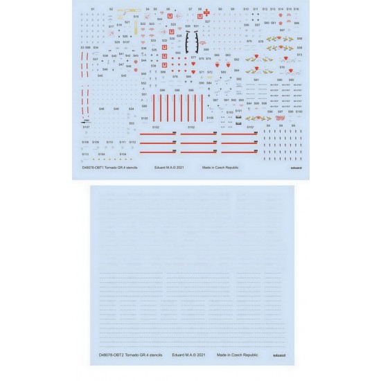 1/48 Panavia Tornado GR.4 Stencils Decals for Revell kits