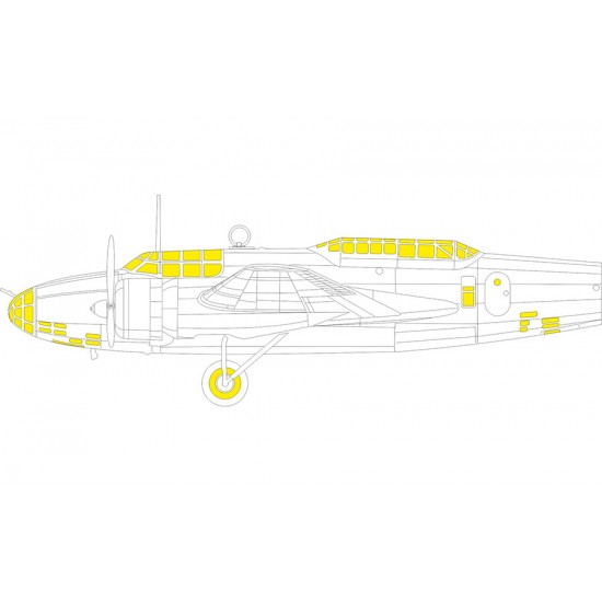 1/48 Mitsubishi Ki-21-I Tface Masks for ICM kits