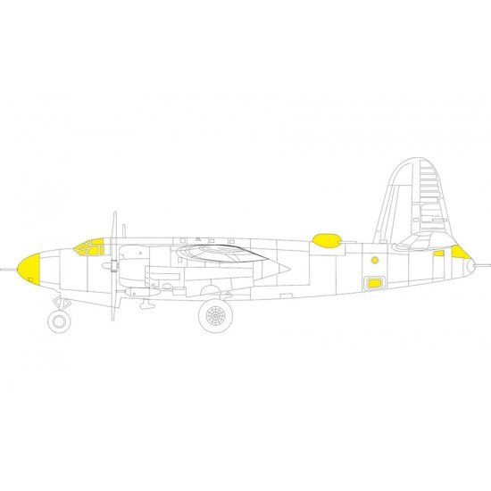 1/48 Martin B-26B Marauder Masking for ICM kits