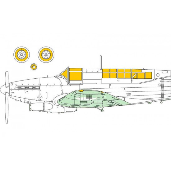 1/48 Fairey Fulmar Mk.II Masks for Trumpeter kits