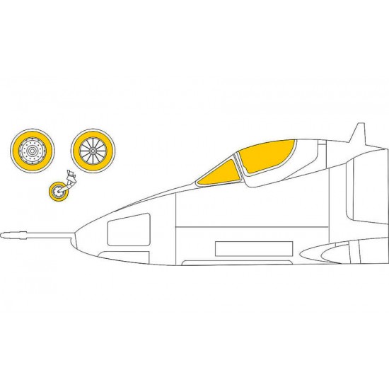 1/48 Douglas A-4B Skyhawk Masks for Hobby 2000 / Hasegawa kits