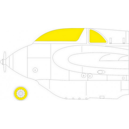 1/48 Messerschmitt Me 163B TFace Paint Masking for Gaspatch Models