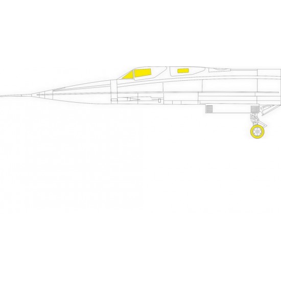 1/48 Lockheed SR-71A Blackbird Paint Masking for Revell kits