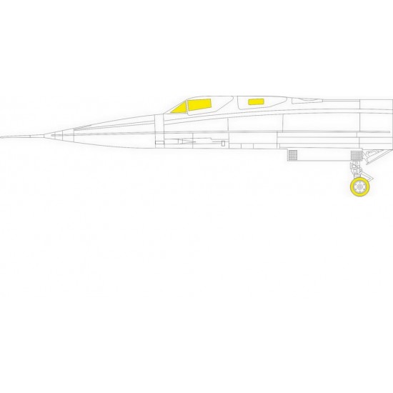 1/48 Lockheed SR-71A Blackbird Tface Paint Masking for Revell kits