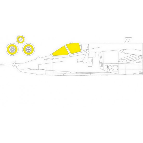 1/48 Sukhoi Su-25 TFace Paint Masking for Zvezda kits