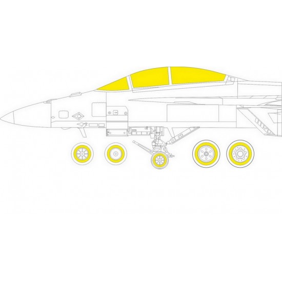 1/48 Boeing EA-18G Growler Paint Masking for Meng Model kits