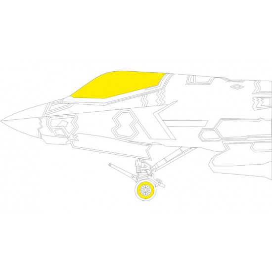 1/48 Lockheed Martin F-35B Lightning II Tface Masking for Italeri kits