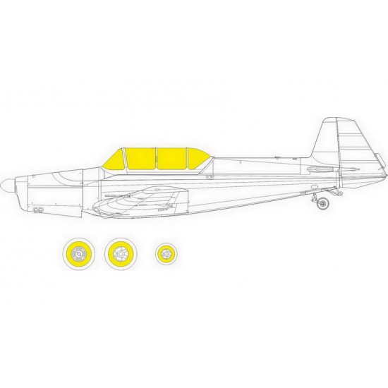 1/48 Zlin Z-326 Masking for Eduard kits