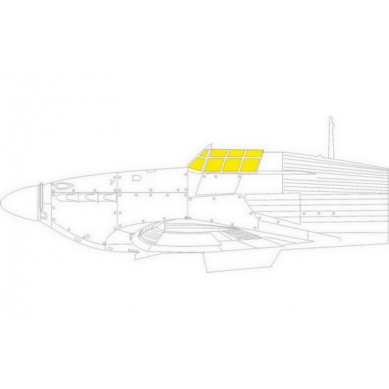 1/48 Hawker Hurricane Mk.I Paint Masks for HobbyBoss kits