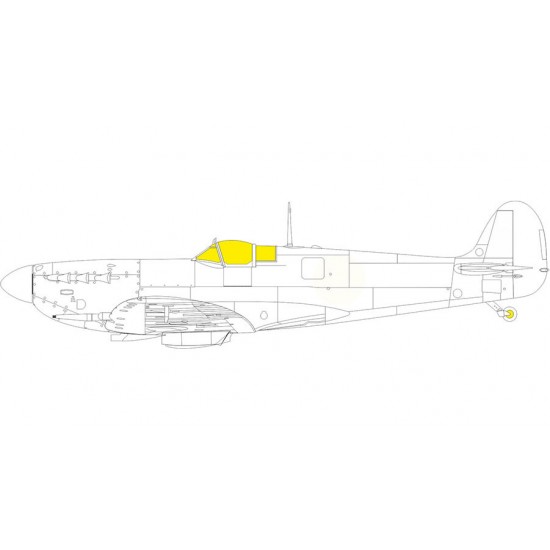 1/48 Supermarine Spitfire Mk.Vc Weekend Painting Masks for Eduard kits