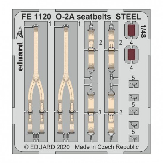 1/48 Cessna O-2A Skymaster Seatbelts Detail Set for ICM kits