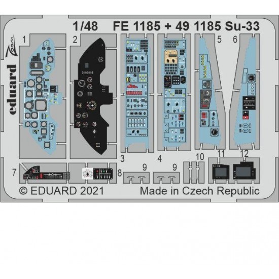 1/48 Sukhoi Su-33 Detail set for Minibase kits